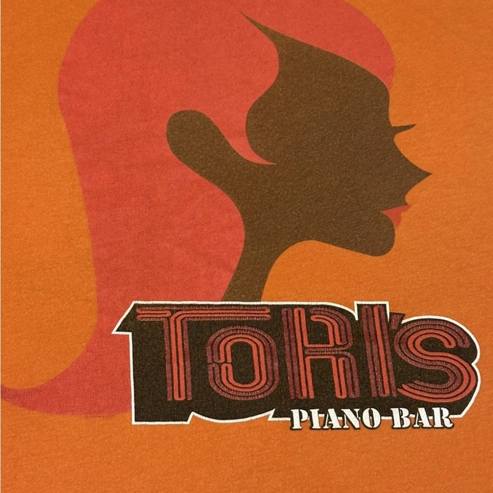 Tori Amos Vintage Band Tee 2005 - Orange size Large